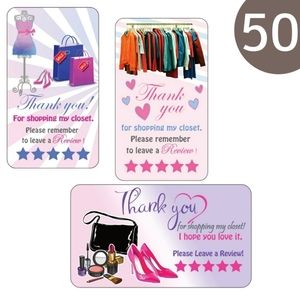 ♥️ 5x25 / 50 Thank You Cards